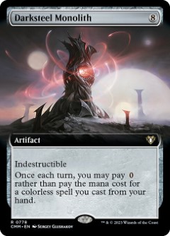 Darksteel Monolith Commander Masters Bordless